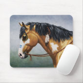 バックスキンピント先住民アメリカンウォーホース マウスパッド (マウス)