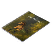 バックスキン馬手帳 ノートブック (左側)