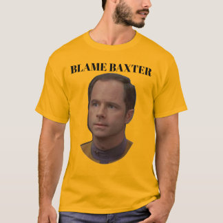 バックスターを責めろ Tシャツ