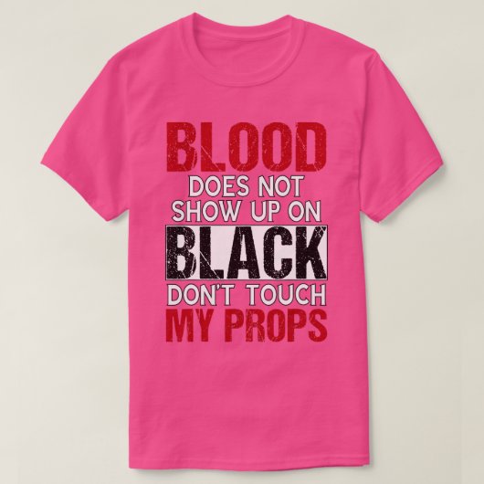 バックステージマイプロップシアターTouchしない Tシャツ (デザイン正面)