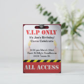 バックステージ・パス・パーティー 招待状 (スタンド正面)