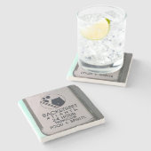 バックストリートアトランタバックストリート ストーンコースター (横)