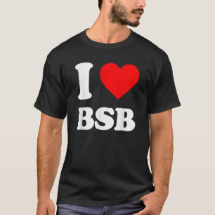 バックストリートボーイズIハートBSB Tシャツ