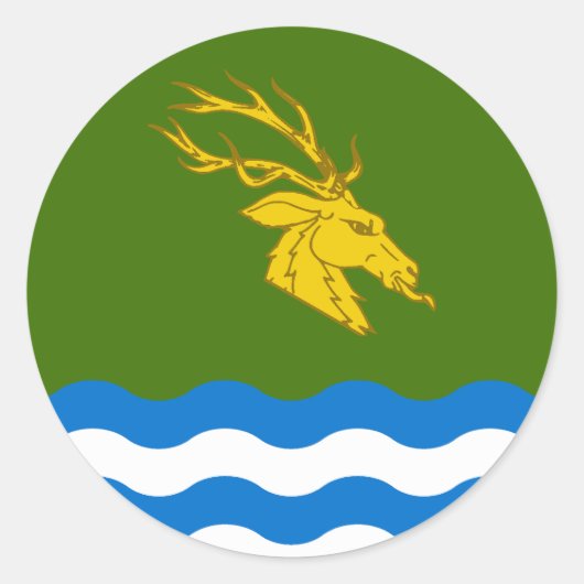 バックストン・オン・エノ・ポピュレースバッジのカントン ラウンドシール (正面)