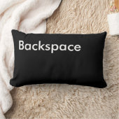 "バックスペース用のキー"コンピュータ鍵の枕 ランバークッション (ブランケット)