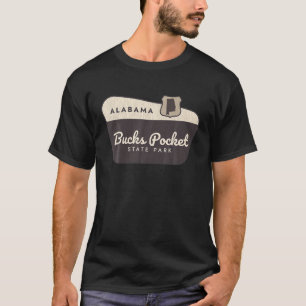 バックスポケット州パークアラバマALウェルカムサインバ Tシャツ