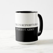 バックスレポートの表示 マグカップ (正面右)