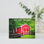 バックス郡ペンシルバニア ポストカード (スタンド正面)