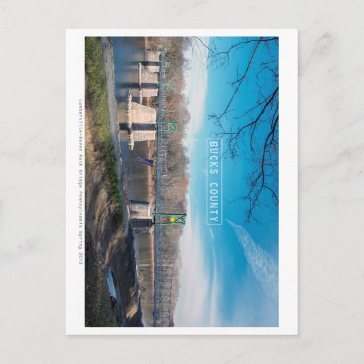 バックス郡。 ポストカード (正面)