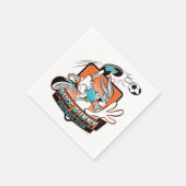 バックス・バニー™ サッカー クラブ バッジ スタンダードカクテルナプキン (角)