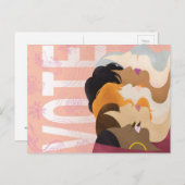 バックス・リウによる2020年女性ポストカードのような投票 ポストカード (正面/裏面)