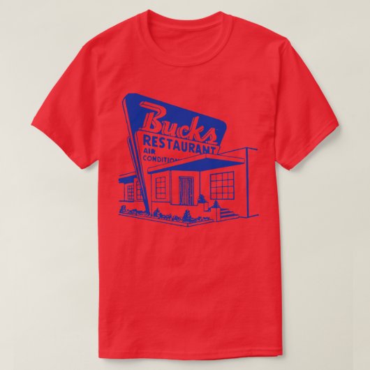 バックス・レストラン Tシャツ (デザイン正面)