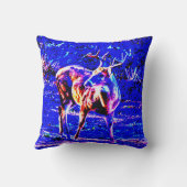 バックディアアートインブルーハンター装飾用クッション クッション (裏面)