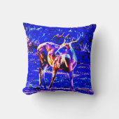 バックディアアートインブルーハンター装飾用クッション クッション (正面)