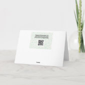 バックディアハンターディア恋人おもしろい誕生日カード カード (裏面)