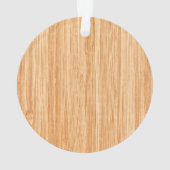 バックディアヘッドウッドグレインスタイルデコール オーナメント (裏面)