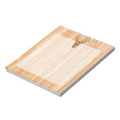 バックディアヘッドウッドグレインスタイルデコール ノートパッド (回転)