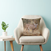 バックディアワイルドアニマルテキサス州ディアアートピロー クッション (椅子)