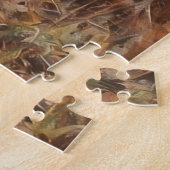 バックディアワイルドディアー〔雄ジカの〕枝角アートパズル ジグソーパズル (側面)