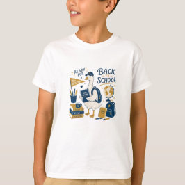 バックトゥスクールグースレトロスクールグッズ Tシャツ