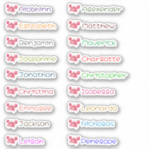 バックトゥスクール オーダーメイド 複数名対応 ステッカー