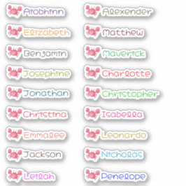 バックトゥスクール オーダーメイド 複数名対応 ステッカー シール