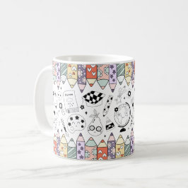 バックトゥスクール コーヒーマグカップ