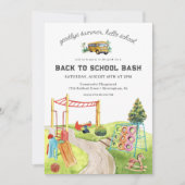 バックトゥスクール｜プレイパークパーティー 招待状 (正面)