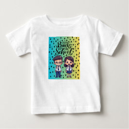バックトゥスクール ベビーTシャツ