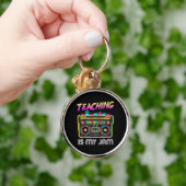 バックトゥスクール レトロ 先生は最高 80年代 キーホルダー (手)