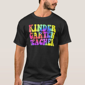 バックトゥスクール 幼稚園の先生 タイダイ Tシャツ