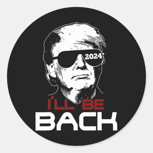 バックトランプ2024 ラウンドシール (正面)