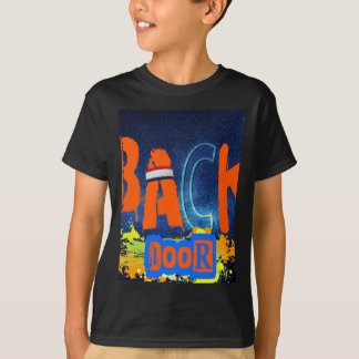 “バックドア・ケミストリー”デザインシフォントップス Tシャツ