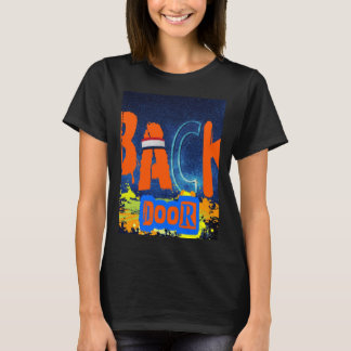 「バックドア・ケミストリー」デザイン シフォントップス Tシャツ