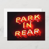 バックネオンサインのポストカード ポストカード (正面/裏面)