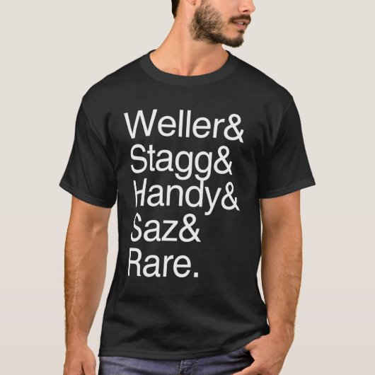 バックネームシャツバーボンウイスキー Tシャツ (正面)