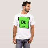 バックネーム化学元素周期表 Tシャツ (正面フル)
