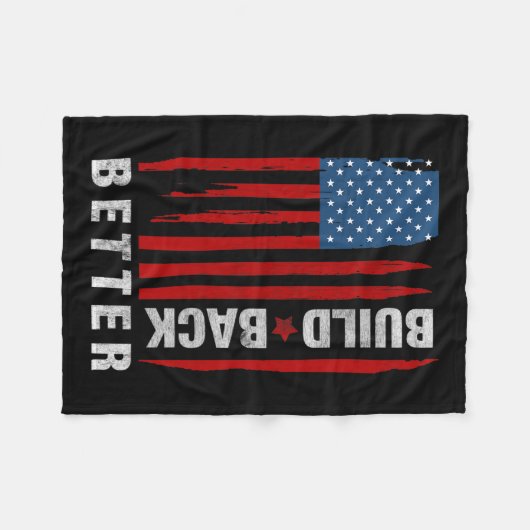 バックバイデン氏カマラハリス2020自由主義の民主党議員GIF フリースブランケット (正面(横))