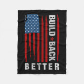 バックバイデン氏カマラハリス2020自由主義の民主党議員GIF フリースブランケット (正面)