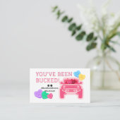 バックバックバックブロンコバックバレンタインラベル 名刺 (スタンド正面)