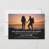 バックパッカーズ·フォト- 3x5結婚の発表 招待状 (正面)