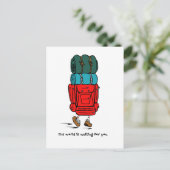 バックパッカー ポストカード (スタンド正面)