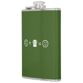 バックパッキングで幸せ フラスク (左)