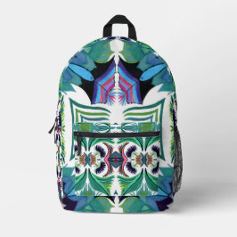 バックパックのシダ島C/M プリントバックパック