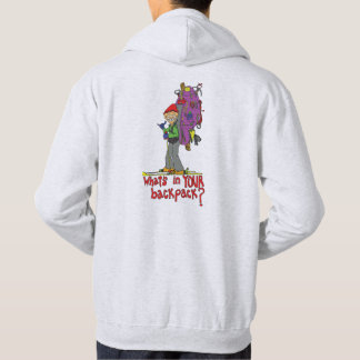 バックパックのフード付きスウェットシャツ パーカ