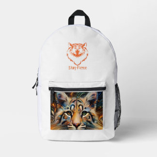 バックパックの哺乳類の魅力的な世界 プリントバックパック