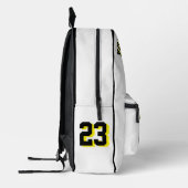 バックパックの子供たちバスケットボールのスポーツスクールカラー プリントバックパック (左)