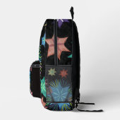 バックパックのCozmicninjaStar プリントバックパック (右)