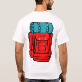 バックパックのTシャツ Tシャツ (裏面)