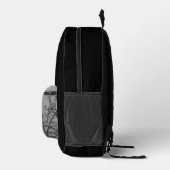 バックパッククールエコスタイルデザイン プリントバックパック (右)